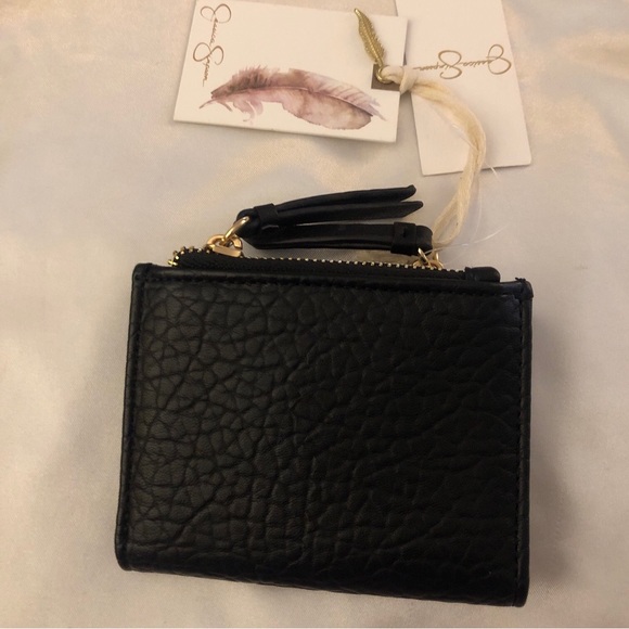 Jessica Simpson Addison Faux Leather Mini Bifold Wallet Color Meteorite NWT - Picture 7 of 11